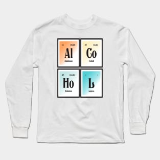 Alcohol | Periodic Table of Elements Long Sleeve T-Shirt